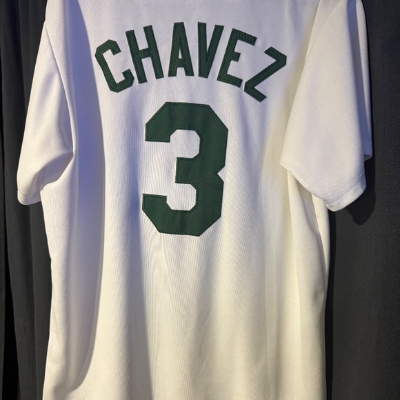 Athletics Majestic Chavez Jersey Size Large - Picture 4 of 4